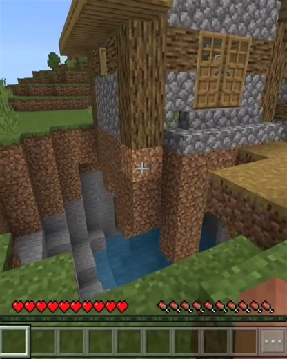 Half Floating House in Minecraft