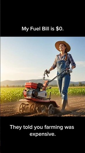 $500 tiller runs on WATER? stop buying tractors! 🤯 #tiller #machine #agriculture #shorts