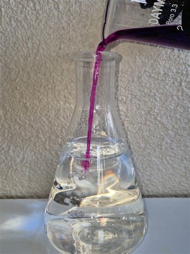 Potassium Permanganate and Ascorbic Acid Experiment