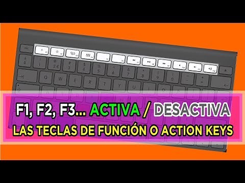 Cómo activar F1, F2, F3... Teclas de Función, Function Keys, Action Keys. La tecla Fn