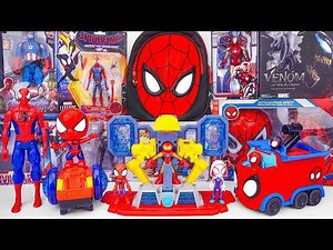 Marvel Spiderman Toys Unboxing Review | Ultimate Spider-Man Shield & Spiderman Collection Toys