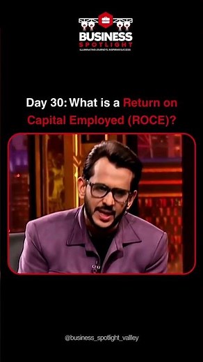 What is Return on Capital Employed (ROCE)? 📊💰 | #ROCE #StartupFinance