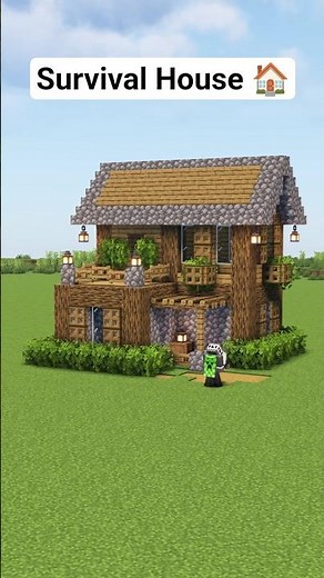 Simple Survival House in MINECRAFT 🏠✨
