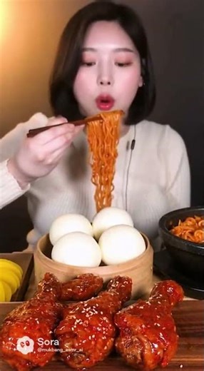 PLUS SIZE KOREAN MODEL MUKBANG