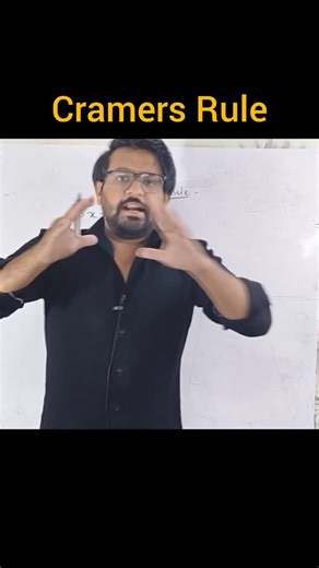 Maths Cafe on Instagram: "Cramers Rule #cramersrule #reels #10thcbse"