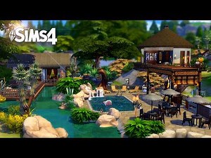 African Safari Resort | Vacation Rental | The Sims 4 Stop Motion | NoCC