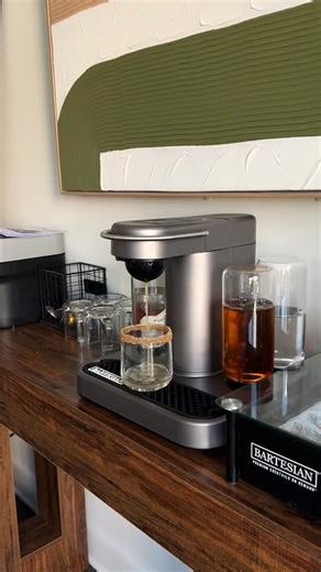 Bartesian on Instagram: "A space that feels like you deserves a bar that does, too. @brandvn__ brings the lounge experience home with Bartesian."