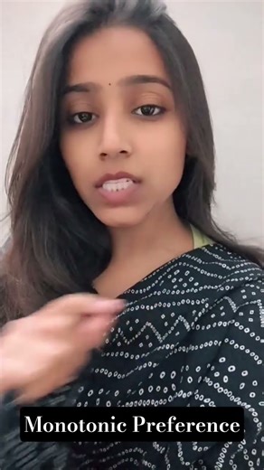 What do you mean by Monotonic Preference. #motivation #economics #microeconomics #ontological