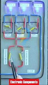Master switch wiring with two way switch (DPDT) demonstration #electronics #electricalengineering #electrician #electricianlife #electrical #electricity #electric #electronicmusic #reelsfbシ #reelsvideoシ #reelsviralシ #reelstrending #reelsfb #reelsvideo #reelsviral | 𝐄𝐥𝐞𝐜𝐭𝐫𝐨𝐧𝐢𝐜 𝐂𝐨𝐦𝐩𝐨𝐧𝐞𝐧𝐭𝐬