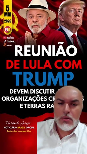 O presidente Luiz Inácio Lula da Silva (PT) embarca para os Estados Unidos nesta semana para um encontro com o presidente Donald Trump. A agenda com o republicano está marcada para esta quinta-feira (7/5), e temas considerados sensíveis para o petista devem ser discutidos. como organizações criminosas e terras raras