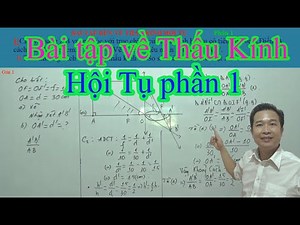 Rèn bài tập về Thấu Kính Hội Tụ ( Phần 1)