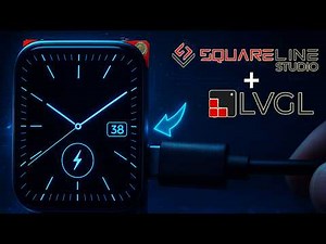 ESP32-S3 AMOLED Smartwatch UI | Digital + Analog Clock using SquareLine Studio & LVGL Arduino IDE