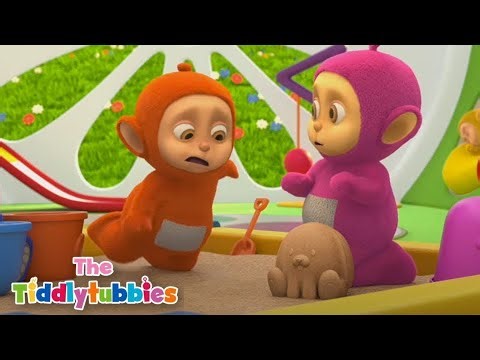 Teletubbies | Playing in the Sandpit! | Tiddlytubbies 3D Full Episodes