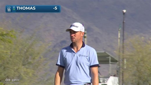 Justin Thomas | Round 2 | 11th hole | Shot 4 | 2025 WM Phoenix Open