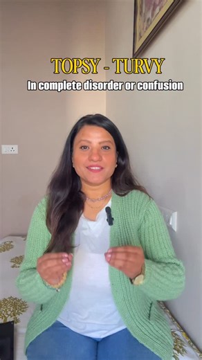 Dr Shruti Soni🔷Spoken English| Communication on Instagram: "These quirky Idioms can make your English interesting 🌼Save it for later 🫶🏻 1. Fuddy-duddy Don’t be such a fuddy-duddy—try something new for a change! 2. Topsy-turvy The whole house was topsy-turvy after the kids finished playing. 3. Wishy-washy His wishy-washy answers made it clear he wasn’t confident about his decision. 4. Hotshot Ever since he won the competition, everyone calls him a hotshot at school. 5. Hush-hush The manager k