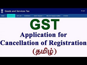 GST Application for cancellation of Registration||how to apply for cancellation of gst#GSTREG-19#gst