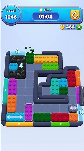Color Block Jam Level 1046 Walkthrough / Solution