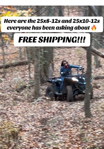 CHEAP ATV TIRES 🛞 MaxAuto 25x8-12 & 25x10-12 ATV UTV Tires for Mud Sand Off-Road Use - Non-directional A Shaped Tread Pattern for Optimal Control Performance #atv #tires #cheap #tiktokshopblackfriday #fyp