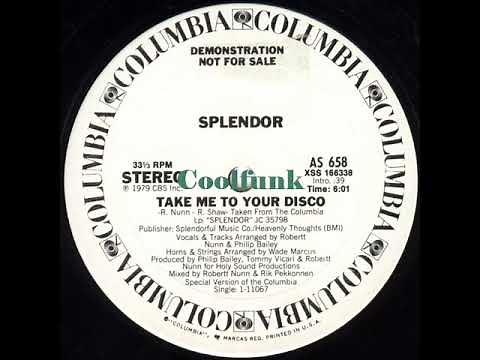 Splendor - Take Me To Your Disco (12" Disco Funk 1979)