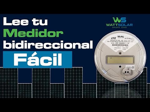 Como leer un medidor bidireccional de manera sencilla