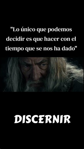 La frase de Gandalf que puede cambiar tu vida | El Señor de los Anillos