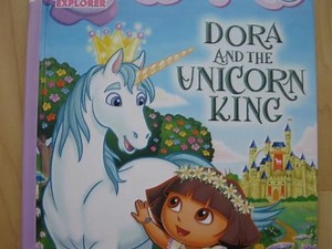 Dora The Explorer-Dora And The Unicorn King !- Read Aloud Story Books