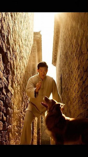 Training a Dog with Chinese Kung Fu Techniques #kungfu#martialarts #dog