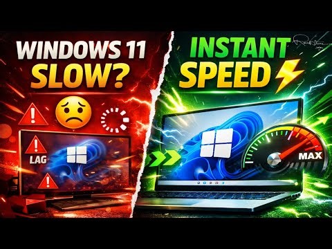 🚀 Speed Up Windows 11 | Fix Slow PC & Boost Performance (2026) ✅