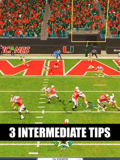 3 Intermediate Tips EVERY Player Should Know in College Football 26! #cfb #cfb26 #collegefootball #collegefootball26