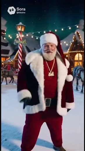 Santa Drops a Christmas Rap! 🎅🔥 #band #music #retro #movie #jazz