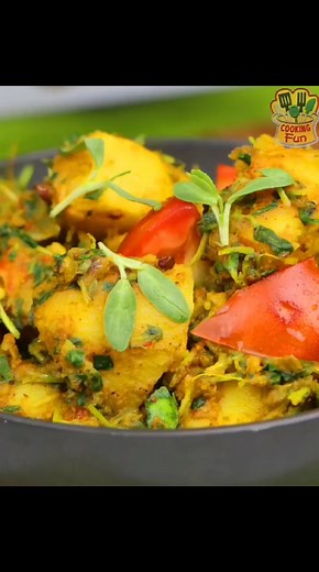 healthy sabji recipe #sabji #fbreels #methikisabji ##streetfood | Cooking fun