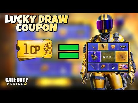 HOW TO USE 1CP LUCKY DRAW COUPON IN COD MOBILE AND GET FREE EPIC CHARACTERS AND WEAPON SKINS IN CODM
