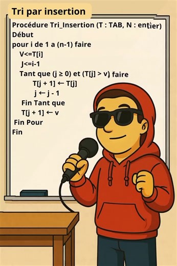 Tri par Insertion: Bac Blanc Informatique en Rap