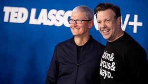 Tim Cook Also Binged 'Ted Lasso,' But He Watched on a Vision Pro