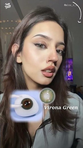 These colored contacts are insane!😍💕