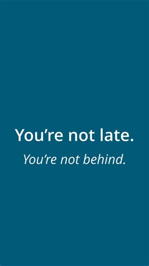You’re Not Late. You’re Not Behind. | A Different Way to Start Fitness