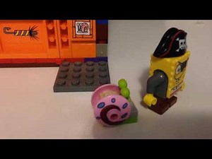 Lego SpongeBob - Gary Takes A Bath