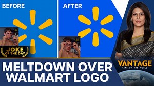 2.8K views · 40 reactions | #VantageOnFirstpost: Walmart has unveiled a new logo that looks almost identical to the old one. The company says it is part of a rebranding strategy that reflects Walmart's journey from humble beginnings to being the world's largest retailer. But all social media can ask is - did someone get paid for this? Palki Sharma brings you the Joke of the Day. | Firstpost | Facebook