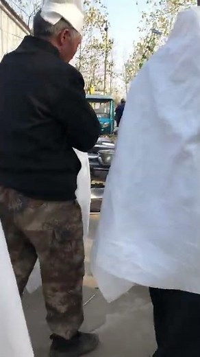 Chinese traditional funeral ceremony in rural areas