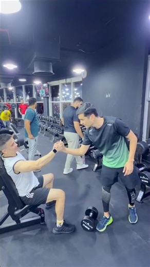 Misunderstanding with my gym partner #gym #workout #fun