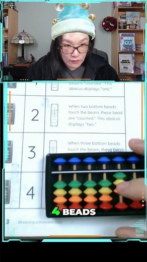 Abacus Math: Learn to Count with Beads FAST! #shorts