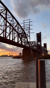 133 reactions · 7 comments | A Norfolk Southern freight train crosses the Delair Bridge into NJ at dusk with the Philly skyline on the horizon on 11/16/25. #railroad #freighttrain #philadelphia #bridge #southjersey | Rail Brothers | Facebook