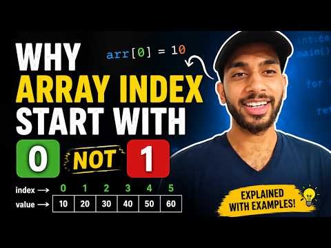 Why Array Index Start with 0 and not 1?