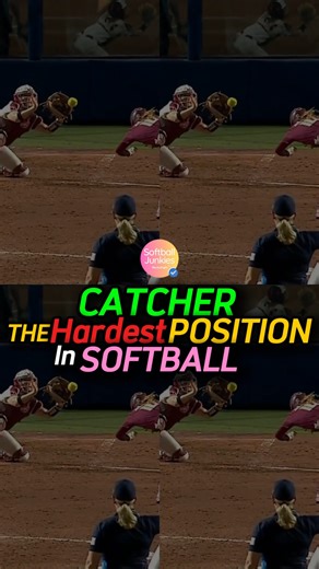 Softball Junkies on Instagram: "The hardesd positions in softball - catcher"