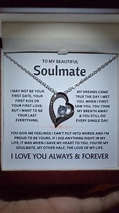 Sometimes, it’s hard to say how much she means to you. Let this gift speak for you. →https://treasurejewelries.com/Soulmate301 Made in the USA and Free Shipping 🚚 | Treasure Jewelries