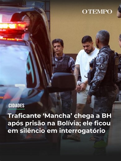 PRISÃO - O traficante Douglas de Azevedo Carvalho, conhecido como “Mancha”, optou por permanecer em #silêncio ao ser interrogado pela Polícia Civil de Minas Gerais após desembarcar em Belo Horizonte nesta terça-feira (17). Ainda assim, segundo o delegado Raphael Dias do Carmo Machado, responsável pelo caso, a postura do suspeito não impacta nas investigações, já que o inquérito foi concluído com um conjunto robusto de provas que apontam o papel central dele em uma organização criminosa de grande