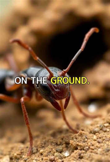 Ants Use Vibrations to Communicate Danger. #Shorts
