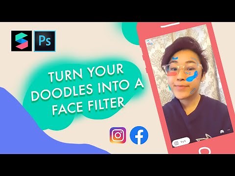 Create a face filter from doodle | Beginner Spark AR Tutorial