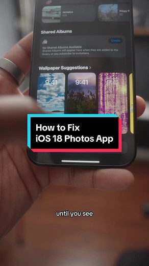 How to Get the Old Photos App Back on iOS 18