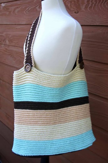 Carry Me Away Tote Bag Free Crochet Pattern with Video Tutorials